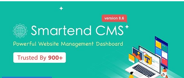 SmartEnd CMS v12.0.0 - Laravel Admin Dashboard with Frontend and Restful API - nulled