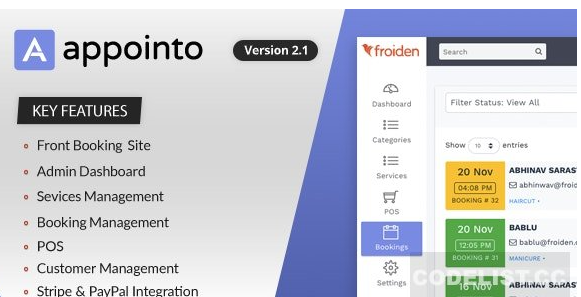 Appointo v2.3.9 - Booking Management System - nulled
