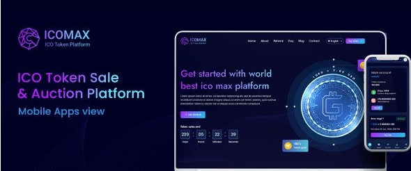 ICOMAX v2.0 - Token Sale & Auction Platform - nulled
