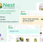 Nest v1.25.9 - Multivendor Organic & Grocery Laravel eCommerce - nulled
