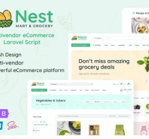 Nest v1.25.9 - Multivendor Organic & Grocery Laravel eCommerce - nulled