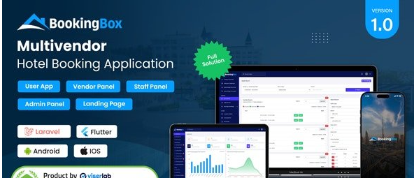 BookingBox v2.3 - Complete MultiVendor Hotel Booking Application SAAS - nulled