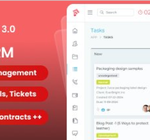 Grow CRM v3.0 - Laravel Project Management - nulled