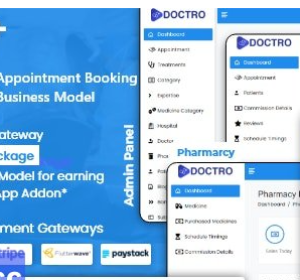 Doctro v10.0.0 - On-Demand Doctor Appointment Booking SaaS Marketplace Business Model - nulled