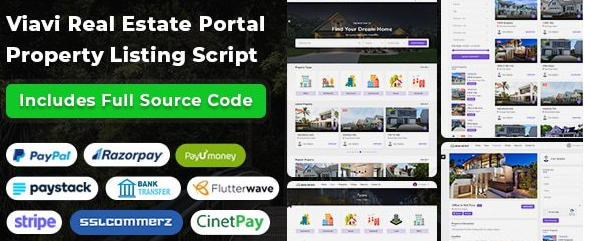 Viavi Real Estate Portal v1.1 - Property Listing Script - nulled