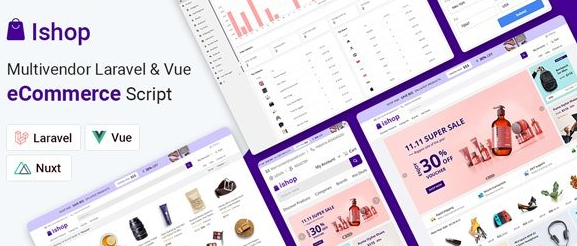 Ishop v5.0.5 - Multivendor Laravel & Vue eCommerce CMS - nulled