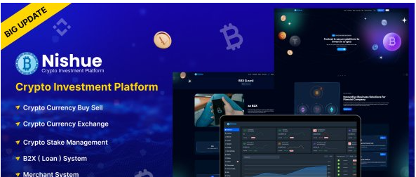 Nishue v5.2 - CryptoCurrency Buy Sell Exchange and Lending with MLM System - nulled