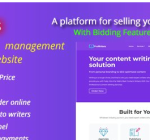 ProWriters v2.1 - Sell writing services online - nulled