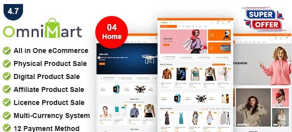 OmniMart v6.2 - eCommerce CMS - Laravel eCommerce script - nulled