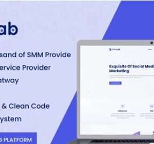 SMMLab v3.3 - Social Media Marketing SMM Platform - nulled