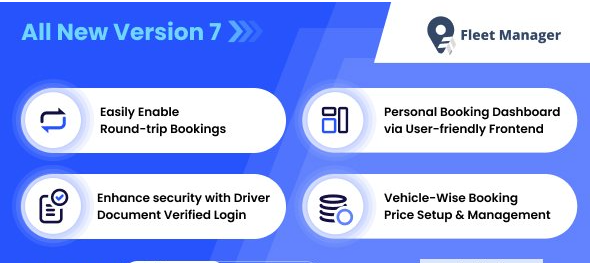 Fleet Manager v6.5 - Vehicle Management & Booking System - nulled