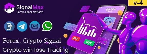 SignalMax v5.0 - Trading & Forex , Crypto Signal Notifier Subscription based Platform