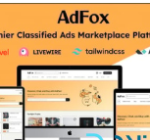 AdFox - PWA Classified Ads with App-Like Mobile & Web Interface | Multi-Purpose Marketplace Solution + Modules v2.0
