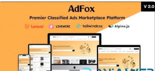 AdFox - PWA Classified Ads with App-Like Mobile & Web Interface | Multi-Purpose Marketplace Solution + Modules v2.0