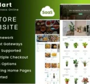StoreMart SaaS – Online Product Selling Business Website Builder