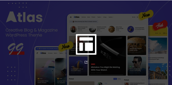 Atlas - Creative Blog & News WordPress Theme
