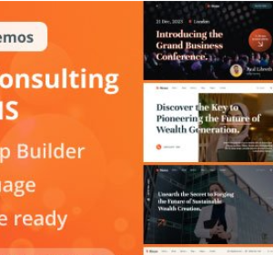 Bione v3.0 - Business Consulting Laravel CMS With Live Page Builder - nulled