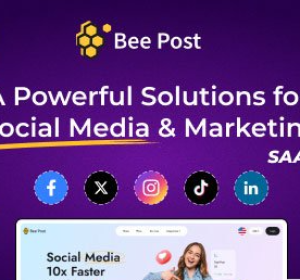 BeePost v2.6 - AI Social Media Management & Content Creation SaaS with Subscription System - nulled