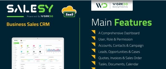 Salesy SaaS v7.4 - Business Sales CRM - nulled