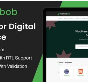 Marketbob v2.5 - Multi-Vendor Digital Marketplace - nulled