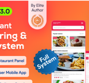 FoodBank Multi Restaurant v3.6 - Restaurant App with Admin & Restaurant Panel - nulled