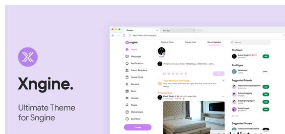 Xngine v1.4 - The Ultimate Sngine Theme