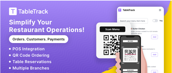 TableTrack v1.2.59 - The Complete SaaS Restaurant Management Solution - nulled