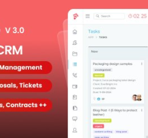 Grow CRM v3.1 - Laravel Project Management - nulled