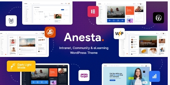 Anesta - Intranet, Extranet, Community and BuddyPress WordPress Theme