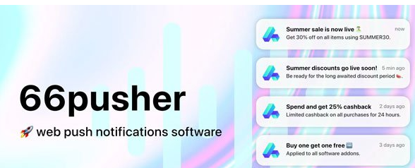 66pusher v18.0.0 - Web push notifications - nulled