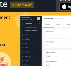 WORKSUITE v5.5.20 - HR, CRM and Project Management - nulled