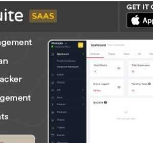 Worksuite Saas v5.5.10 - Project Management System - nulled