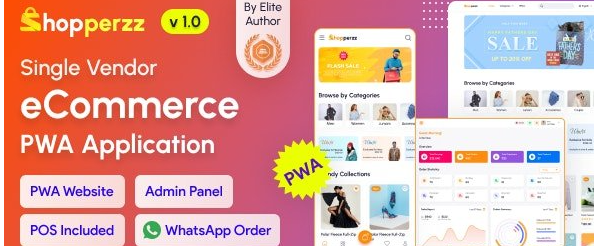 Shopperzz v2.2 - PWA eCommerce CMS with POS & WhatsApp Ordering - nulled
