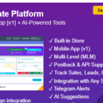 AffiliatePro SaaS v13.0.0.3 – Affiliate & Vendor System + Mobile App, AI, Telegram